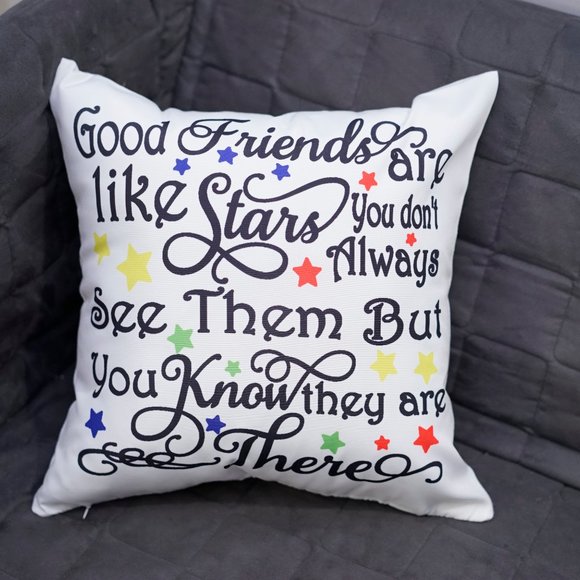 Best Friends Like Stars Cushion Pillow - Picture 2 of 2